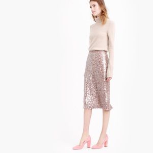 J crew sequin skirt NWT